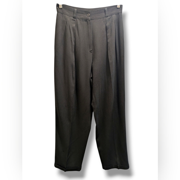 The Limited Pants - The Limited Dark Olive Green Dress Pants Trousers High Waist Wool Blend- 14